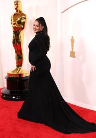 Vanessa Hudgens Reveals Pregnancy on Oscars Red Carpet: See Baby Bump