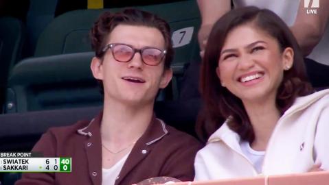 Zendaya and Tom Holland Enjoy Date at Indian Wells Tennis Championship