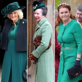 Queen Camilla, Princess Anne and Sarah Ferguson Perfectly Match on Easter