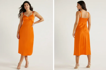 Step Into Spring With This Sunny Classic Slip Dress