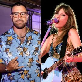 Travis Kelce Jams Out at Taylor Swift's 'Eras' Concert in Singapore