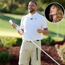 Travis Kelce Dances to Taylor's ‘Bad Blood’ While Golfing With Friends