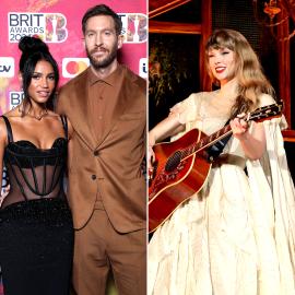 Calvin Harris’ Wife Vick Hope Listens to Taylor Swift as Soon as He Leaves