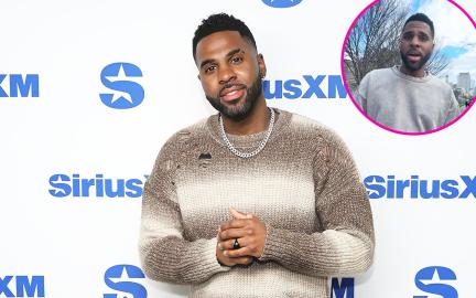 Jason Derulo Runs 1 Mile in New York City Wearing Leather Pants