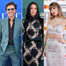 John Stamos Jokes Kim Kardashian's Phone Is 'Blowing Up' Over 'TTPD'