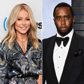 Kelly Ripa Asks for Invite to Diddy's Yacht in Poorly Timed 'Live' Rerun