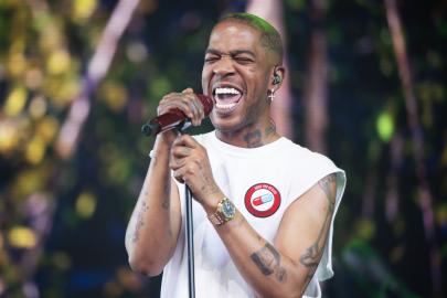 Kid Cudi Broke His Foot Jumping off the Coachella Stage