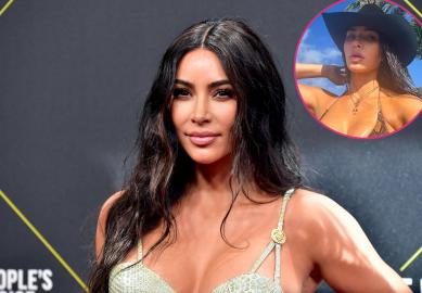 Kim Kardashian Channels Her Inner Cowgirl on Vacation: 'This Ain't Texas'