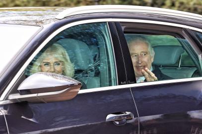 King Charles III and Queen Camilla Spotted in Car Together