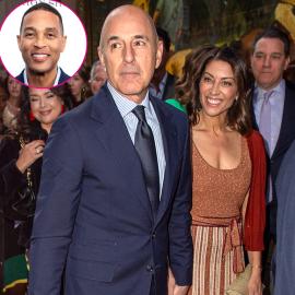 Matt Lauer Makes Rare Appearance With Girlfriend at Don Lemon's Wedding