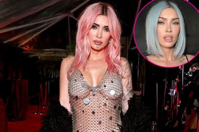 Megan Fox Unveils Another Major Hair Makeover: See Her Icy Blue 'Do