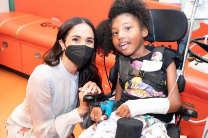 Meghan Markle Continues Charitable Initiatives With L.A. Hospital Visit