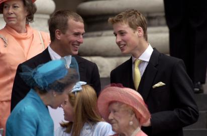 Prince William and Cousin Peter Phillips' Relationship Through the Years