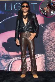 Lenny Kravitz Makes Working Out in Leather Pants and Combat Boots Look Easy