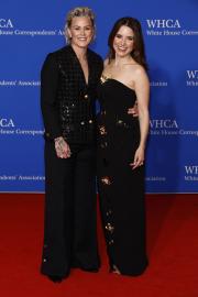 Sophia Bush and Ashlyn Harris Make Red Carpet Debut at WHCD