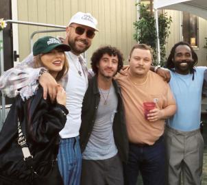 See Taylor Swift and Travis Kelce With Bleachers Backstage at Coachella