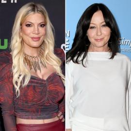 Shannen Doherty Once Borrowed the Dress Tori Spelling Lost Her Virginity in