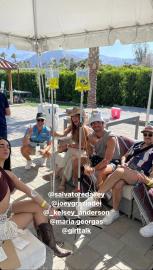 See Bachelor Joey and Fiancee Kelsey Reunite With Maria at Stagecoach
