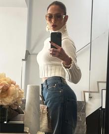 Recreate Jennifer Lopez’s Girls' Night Out Style With This Chic Sweater 