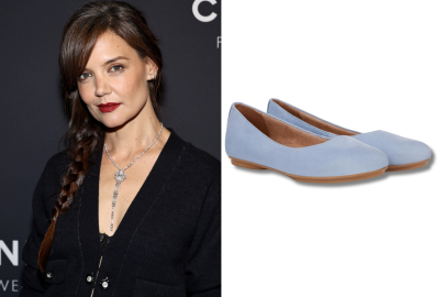 Get Katie Holmes’ Powder Blue Flats for Less – Just $80! 