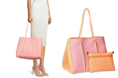 Head to the Beach With This Sherbet-Colored Tote 