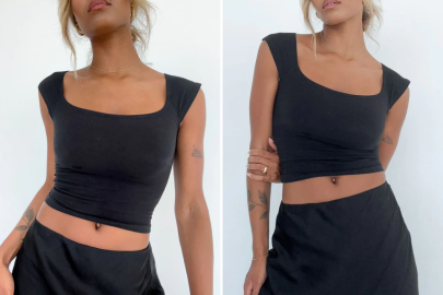 Taylor Swift Loves This Simple Black Tee – Get It for Under $50