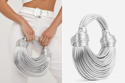 This Stylish Bag Looks Like a Super-Futuristic Chrome Carry-All