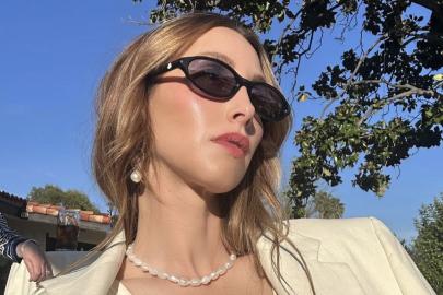 Whitney Port Is Rocking These Exact Oval Sunglasses — Grab Them on Amazon 