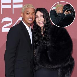 Cher and Boyfriend AE Edwards Share Red Carpet Makeout at Cannes amfAR