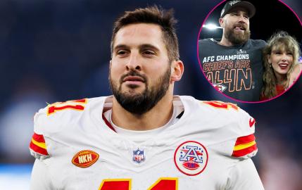 Chiefs' James Winchester Says Travis Kelce Blushed Over Taylor's Game Debut