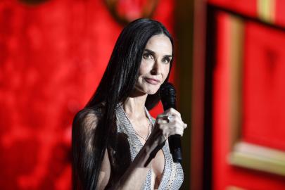 Demi Moore Calls Out Audience Member During Cher Introduction at AmfAR Gala