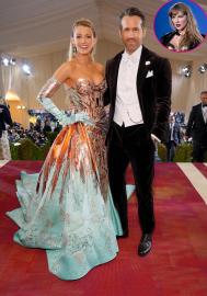 Ryan Reynolds, Blake Lively Seen Kissing at Taylor Swift's 2nd Madrid Gig