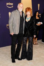 Reba McEntire and Rex Linn Dazzle on the ACM Awards Red Carpet