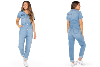 This Denim Bodycon Suit Will Have All Eyes on You This Summer