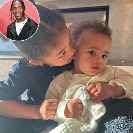 Stormi, Aire, Chicago and Psalm Model Travis Scott’s Jumpman Sneakers