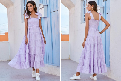 Help, I Can’t Stop Twirling in This Absolutely Adorable Gingham Maxi Dress