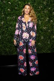 Blake Lively Exudes Comfy Chicness in Floral Pajama-Inspired Chanel Suit