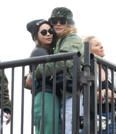 Cara Delevingne and Girlfriend Minke Pack on PDA at Glastonbury Festival