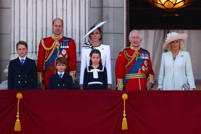 King Charles Smiles on Balcony With Royal Family at Trooping the Colour