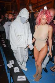 Bianca Censori Hits Paris With Kanye West, Debuts New Pink Hair Look