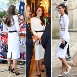 Kate Middleton Seems to Repurpose Coronation Dress for Trooping the Color