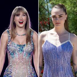 Taylor Swift Flies to London Without Travis to Support Cara Delevingne