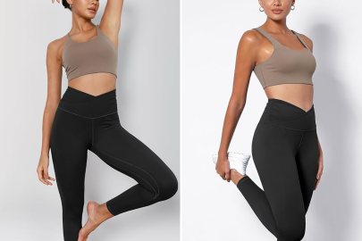 These Slimming Leggings Mean Sleek Workout Style