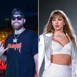 Travis Kelce Shouts Out to Taylor Swift for Watching Super Bowl Ceremony