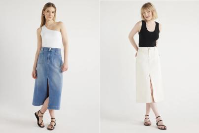 This Iconic '90s Denim Skirt Is a 'Summer Closet Staple' 