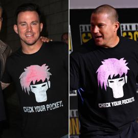 Channing Tatum Wears Same Gambit T-Shirt to Comic-Con 9 Years Later