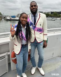 LeBron James, Coco Gauff Represent 'Our Culture' as Olympic Flag Bearers