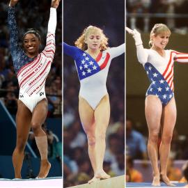 The USA Women's Gymnastics Leotards Were a Nod to the 1996 and 1984 Games