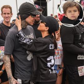 Reign Disick Begs Mom Kourtney to ‘Stop Making Out’ With Travis Barker