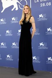 Angelina Jolie Is So Elegant in Black Dress at the Venice Film Festival